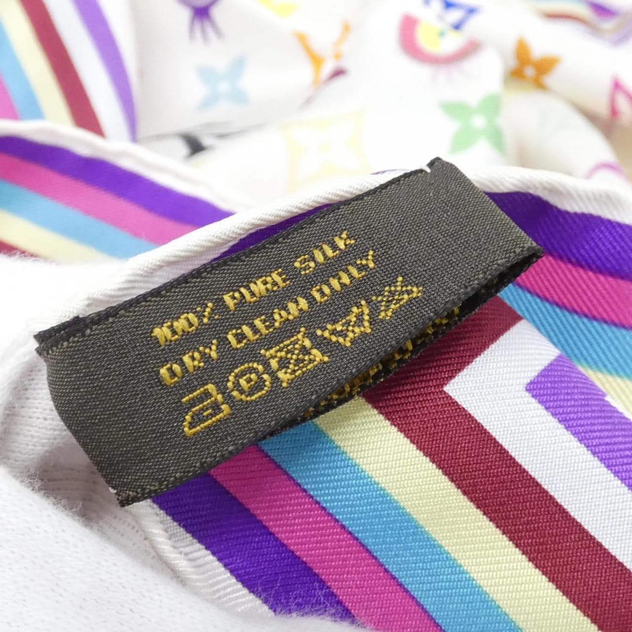 ルイヴィトン マルチカラー スカーフ アイ ラブ モノグラム M71917 スカーフ