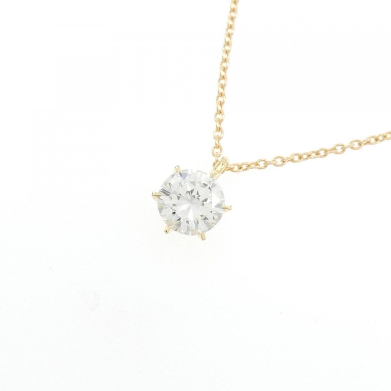 [Remake] K18YG Diamond Necklace 0.448CT I I1 Good