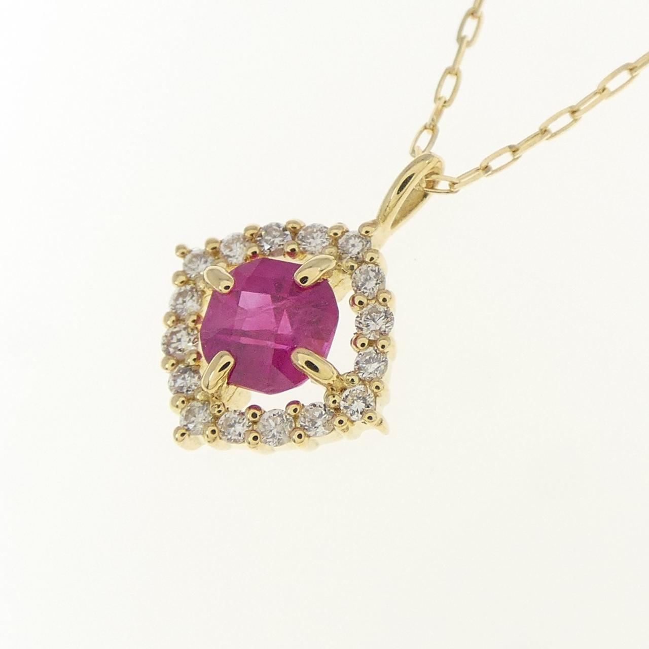 コメ兵｜【新品】K18YG ルビー ネックレス 0.25CT｜ジュエリー  