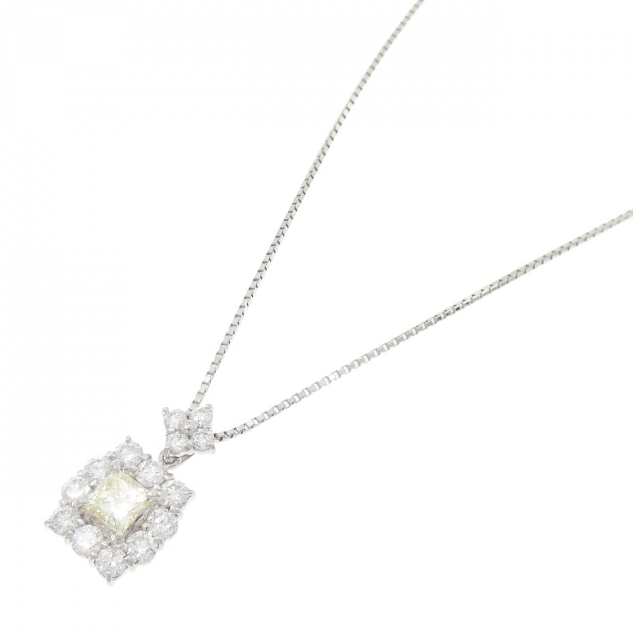 PT900/PT850 ダイヤモンド ネックレス 0.767CT