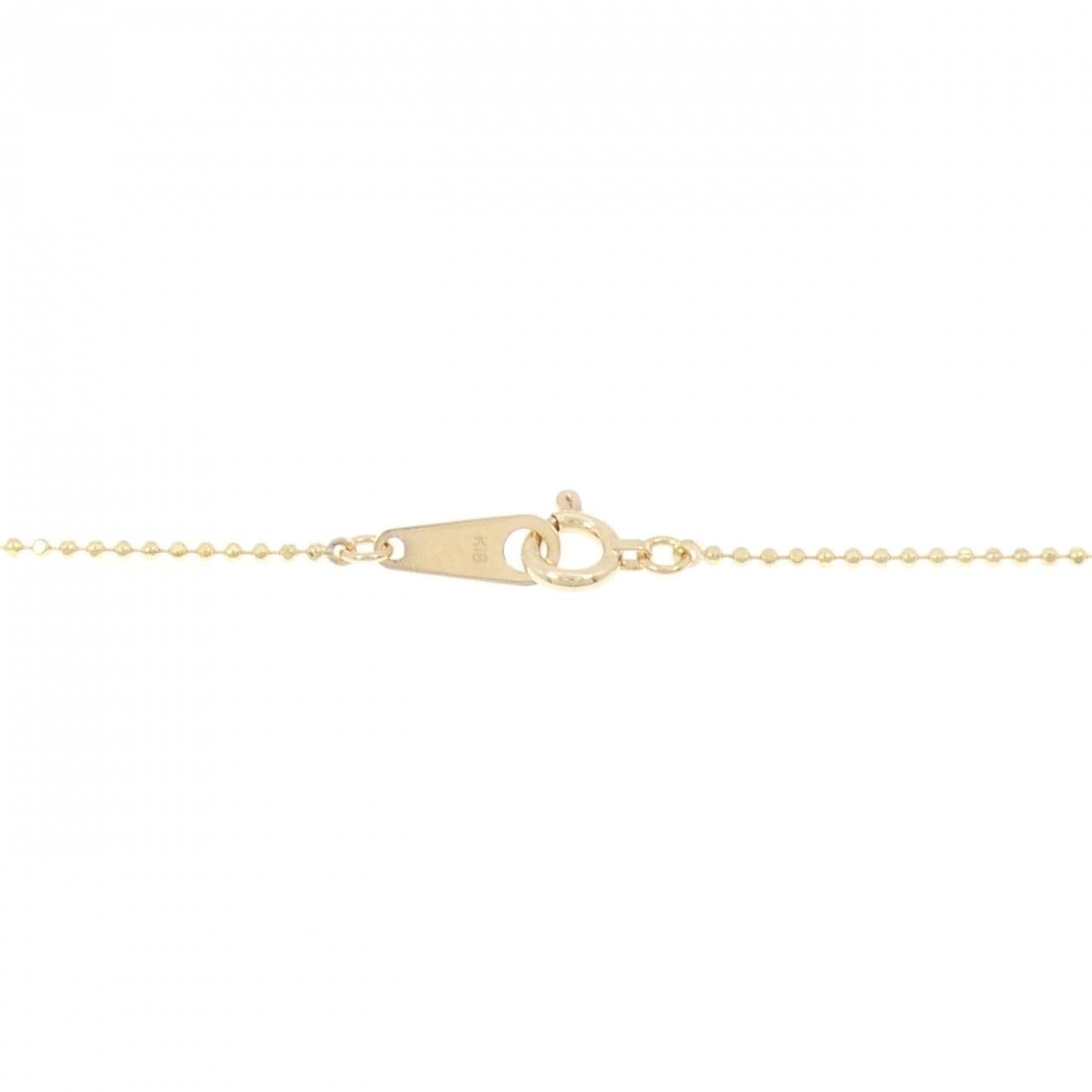 K18YG クロス ダイヤモンド ネックレス 0.30CT