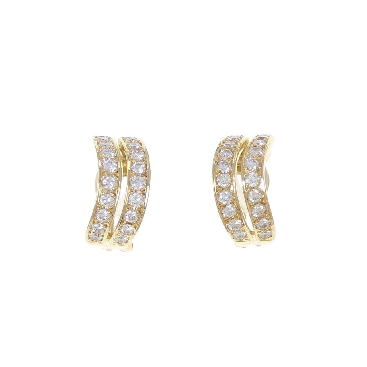 ミキモト ダイヤモンド イヤリング 1.08CT