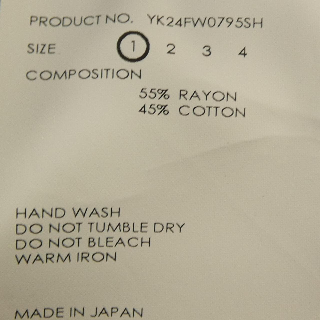 ヨーク YOKE YK24FW0795SH シャツ