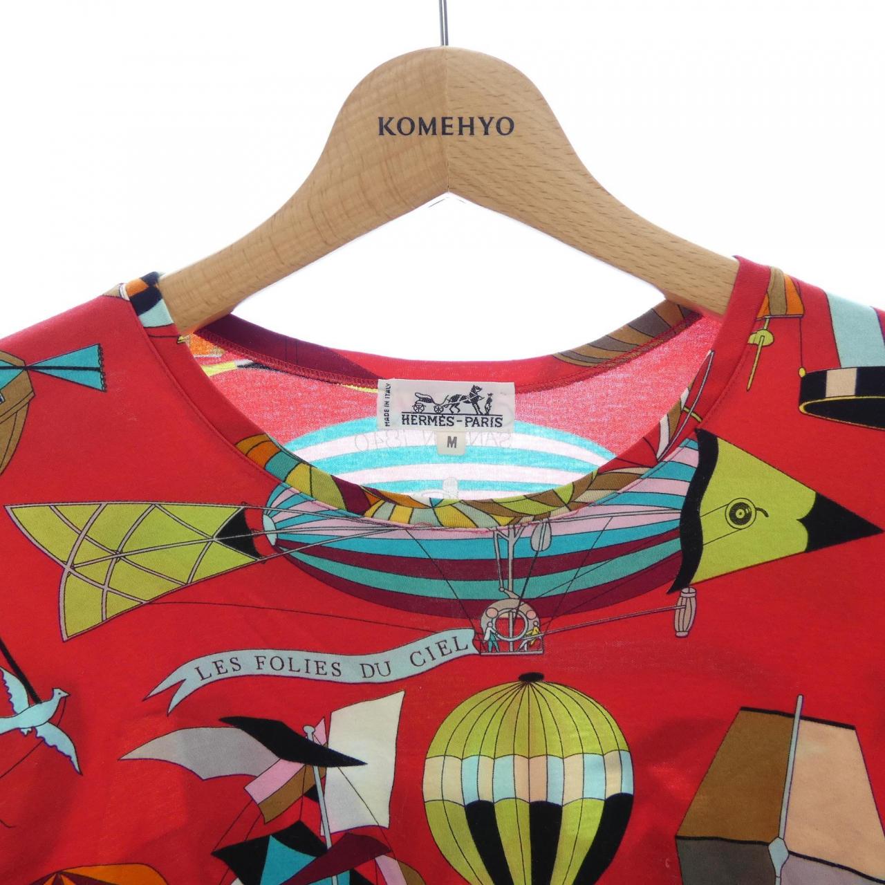 【ヴィンテージ】エルメス HERMES LES FOLIES DU CIEL Tシャツ