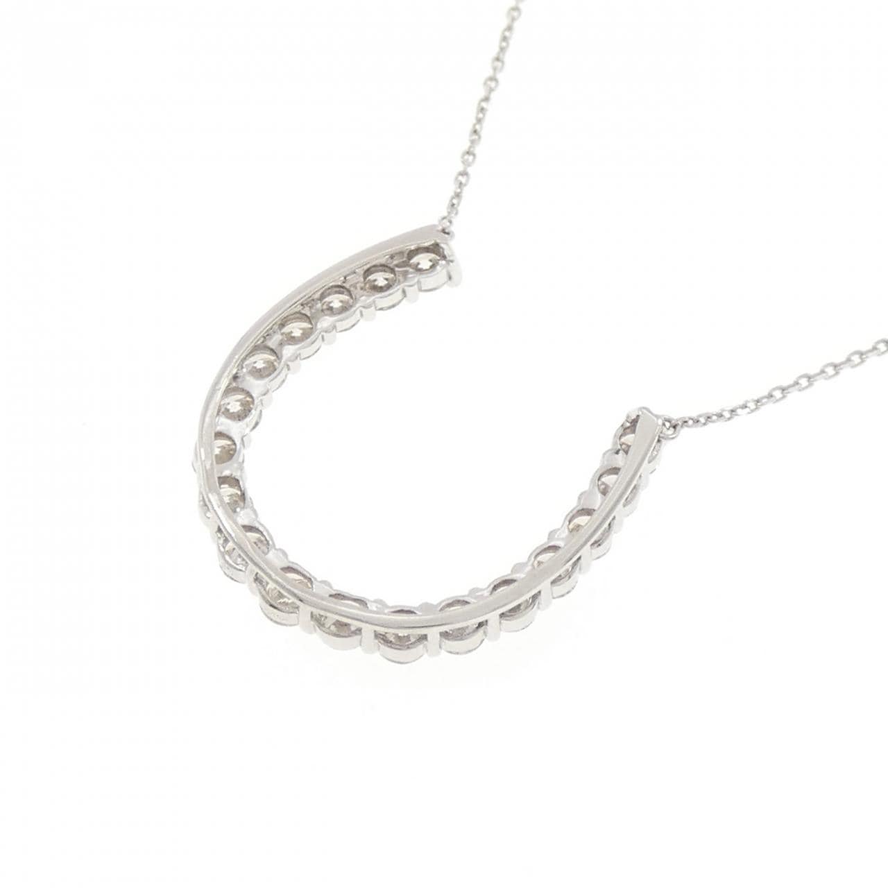 PT900/PT850 ホースシュー ダイヤモンド ネックレス 1.50CT