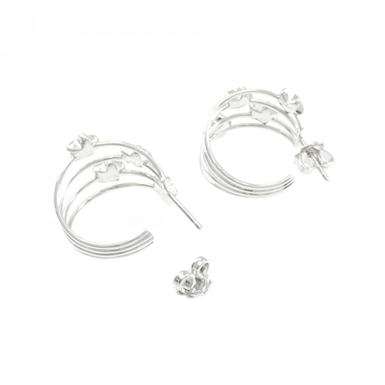 ポンテヴェキオ スター ダイヤモンド ピアス 0.31CT