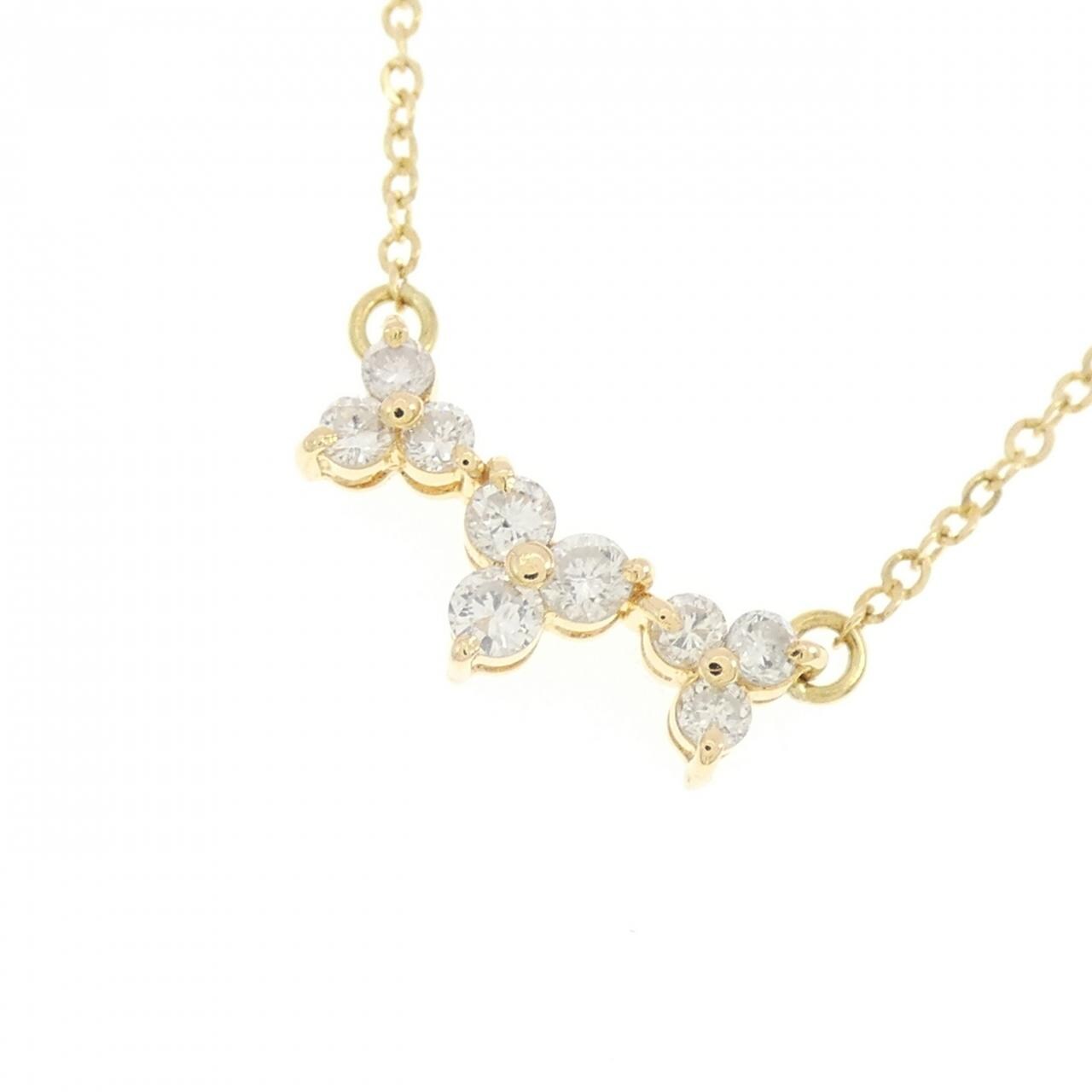 K18YG ダイヤモンド ネックレス 0.25CT