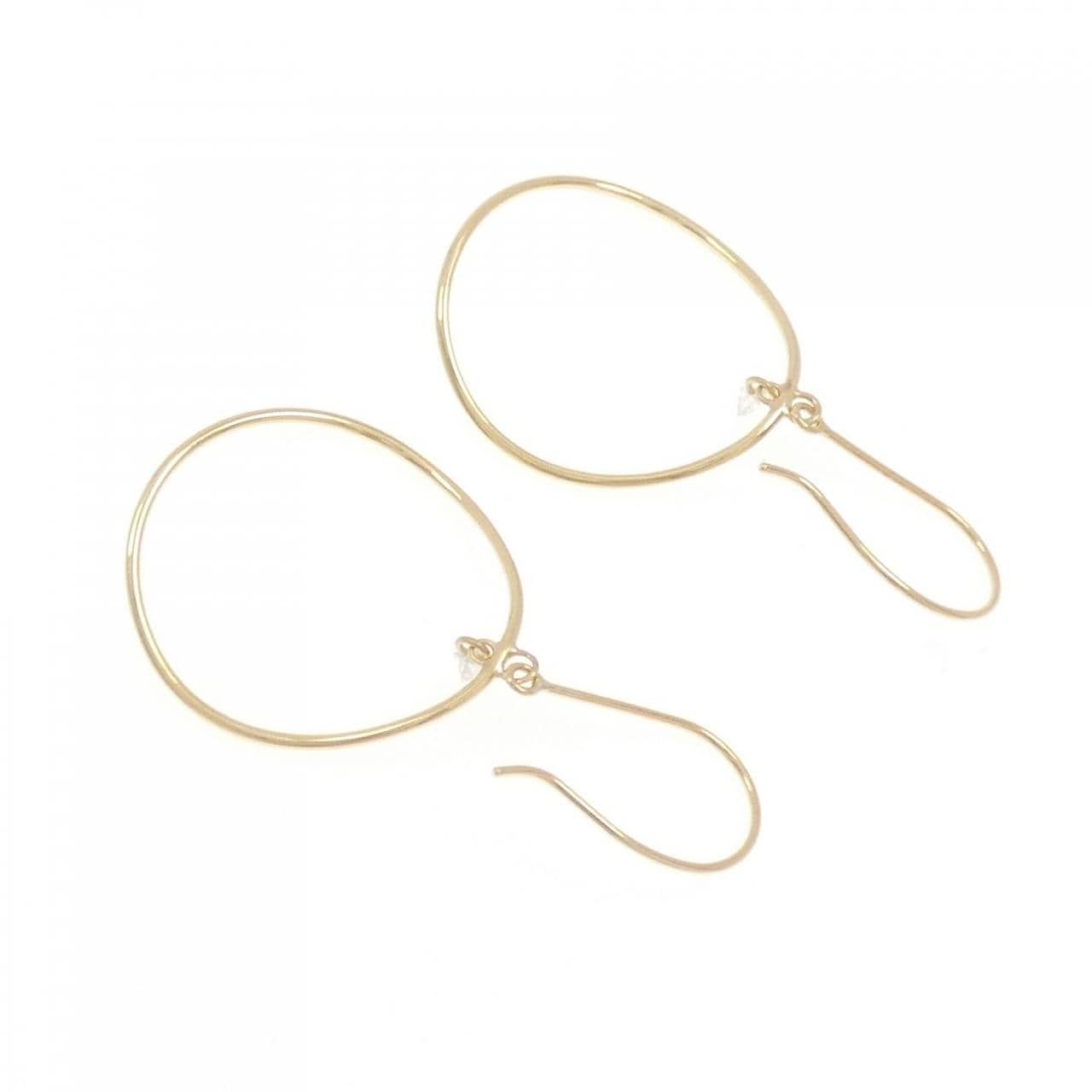 アーカー ビンドゥメディフープ ピアス 0.06CT