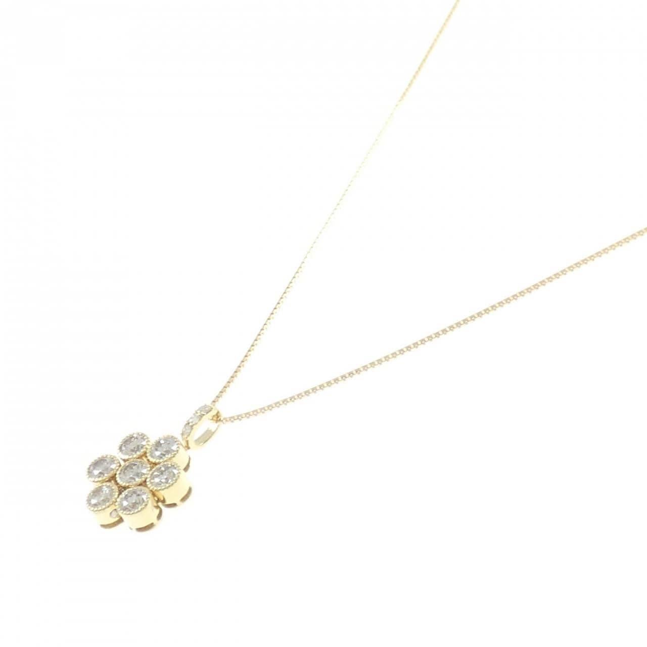 K18YG 2WAY ダイヤモンド ネックレス 1.00CT