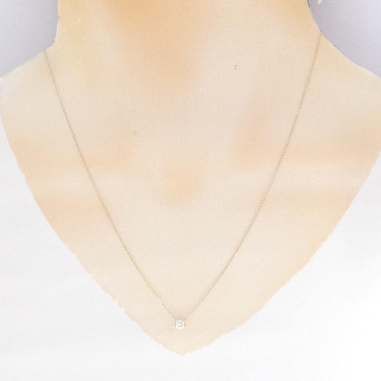 アガット ダイヤモンド ネックレス 0.2CT