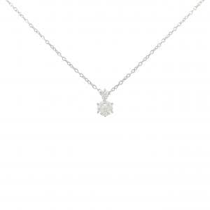 ロイヤル アッシャー ダイヤモンド ネックレス 0.24CT