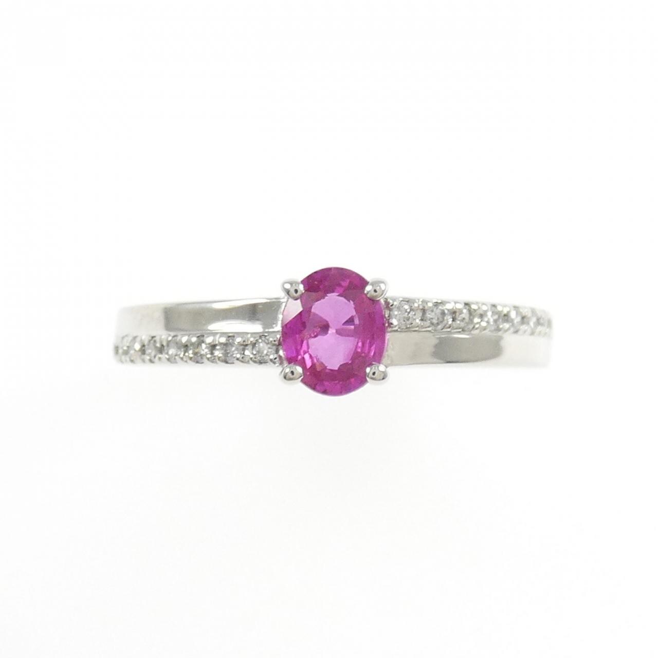 PT900 ルビー リング 0.36CT