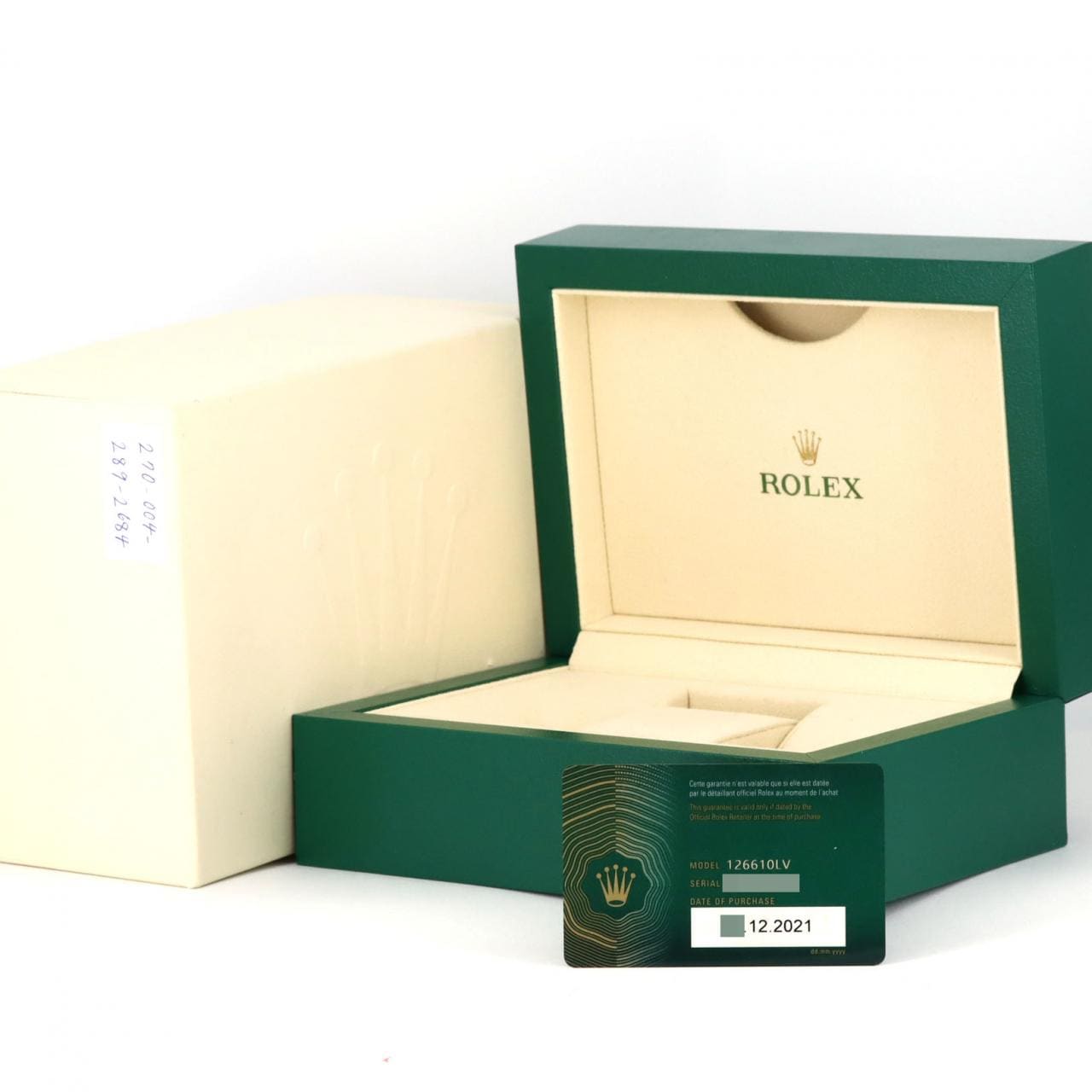 ロレックス サブマリーナーデイト 126610LV SS 自動巻 ランダム番