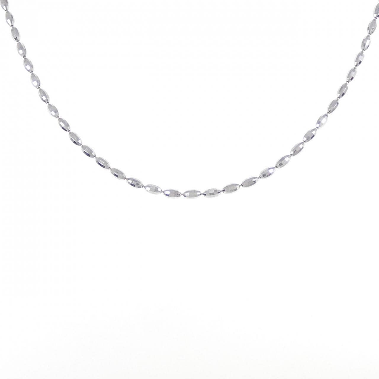 K18WG ネックレス