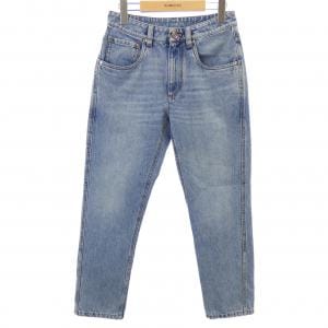 ブルネロクチネリ BRUNELLO CUCINELLI シャイニーバータック付き　オーセンティックデニム MA095P5847 ジーンズ