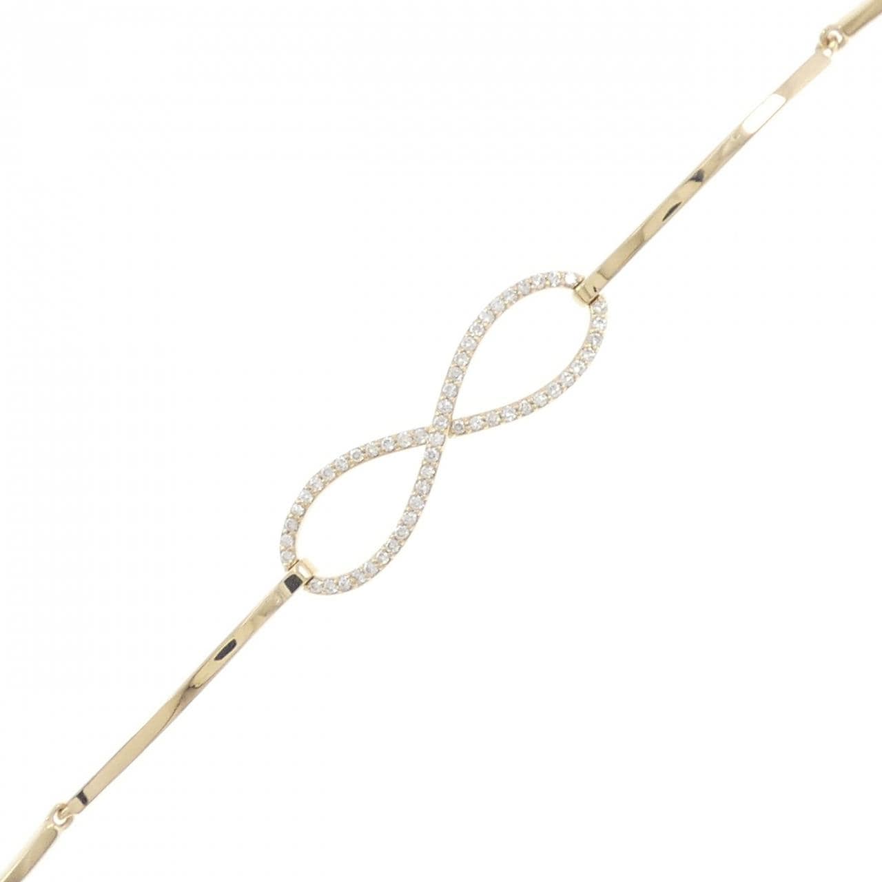 14KYG ダイヤモンド ブレスレット