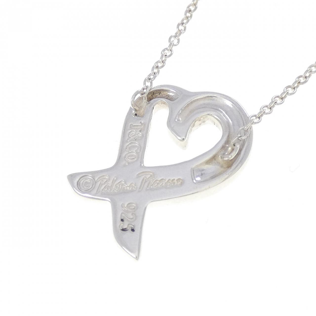 ティファニー ラビングハート スモール ネックレス