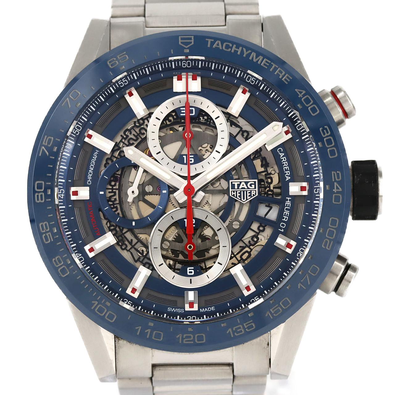 【ノーメンテナンス還元価格】タグ･ホイヤー カレラ･キャリバーホイヤー01クロノグラフ CAR201T.BA0766 SS 自動巻