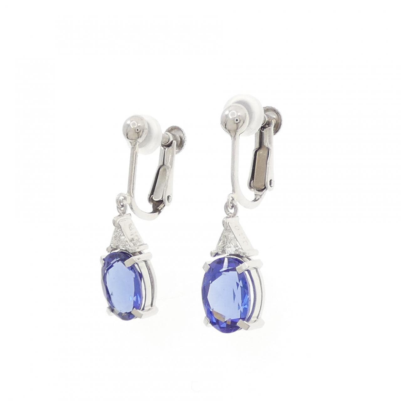 PT900 タンザナイト イヤリング 4.12CT