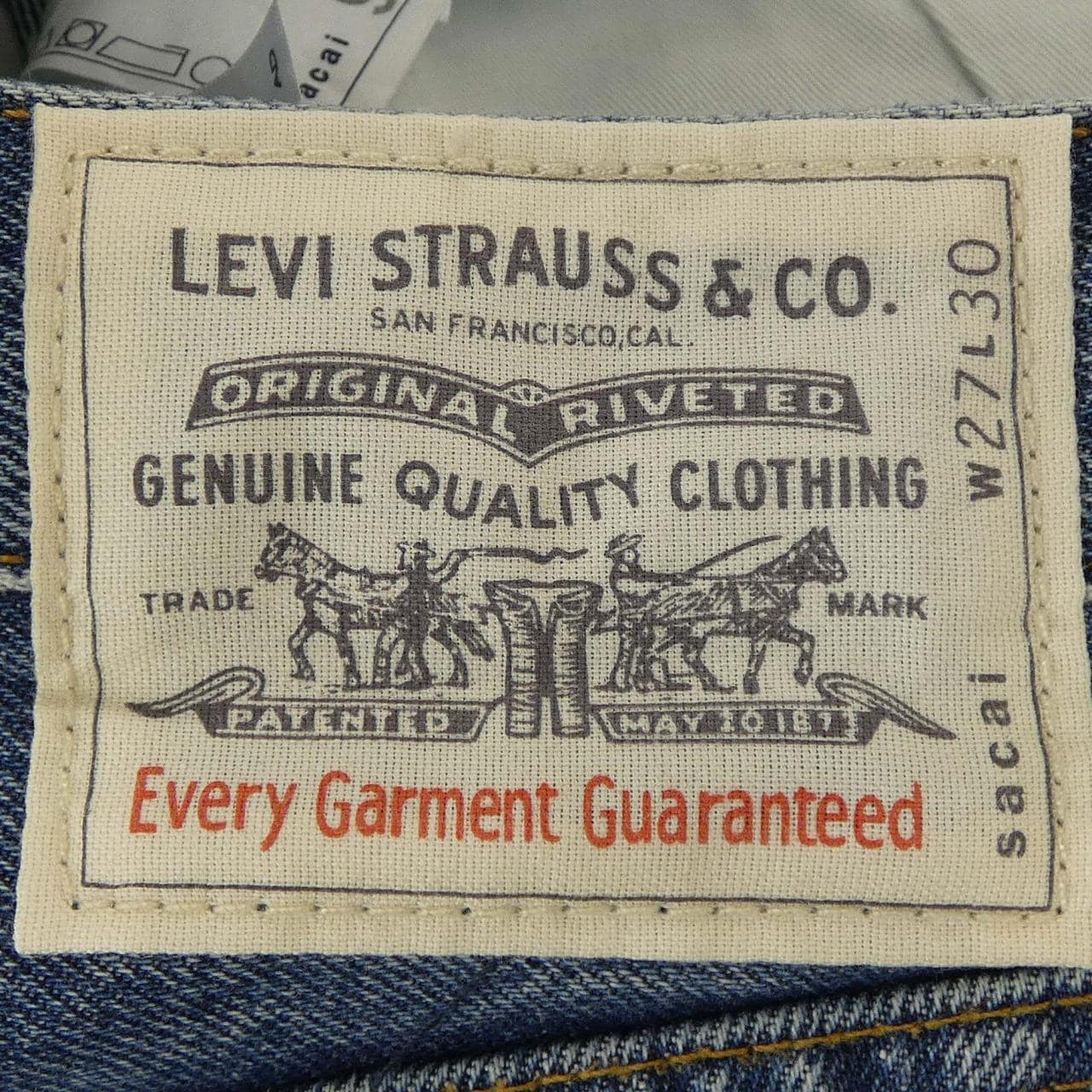 サカイ SACAI Levi's Denim Pants 25-0962S UNISEX ジーンズ