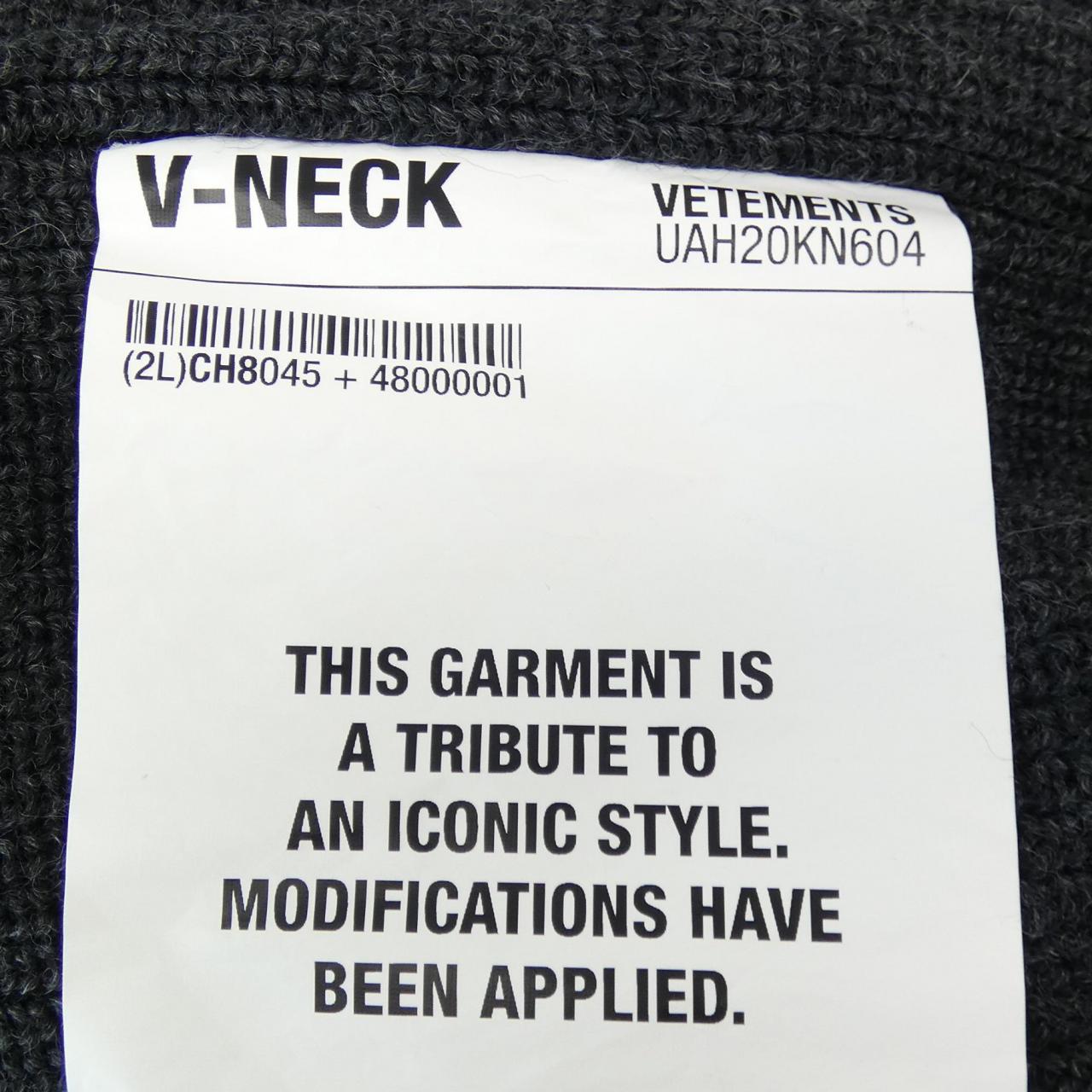 ヴェトモン VETEMENTS ニット