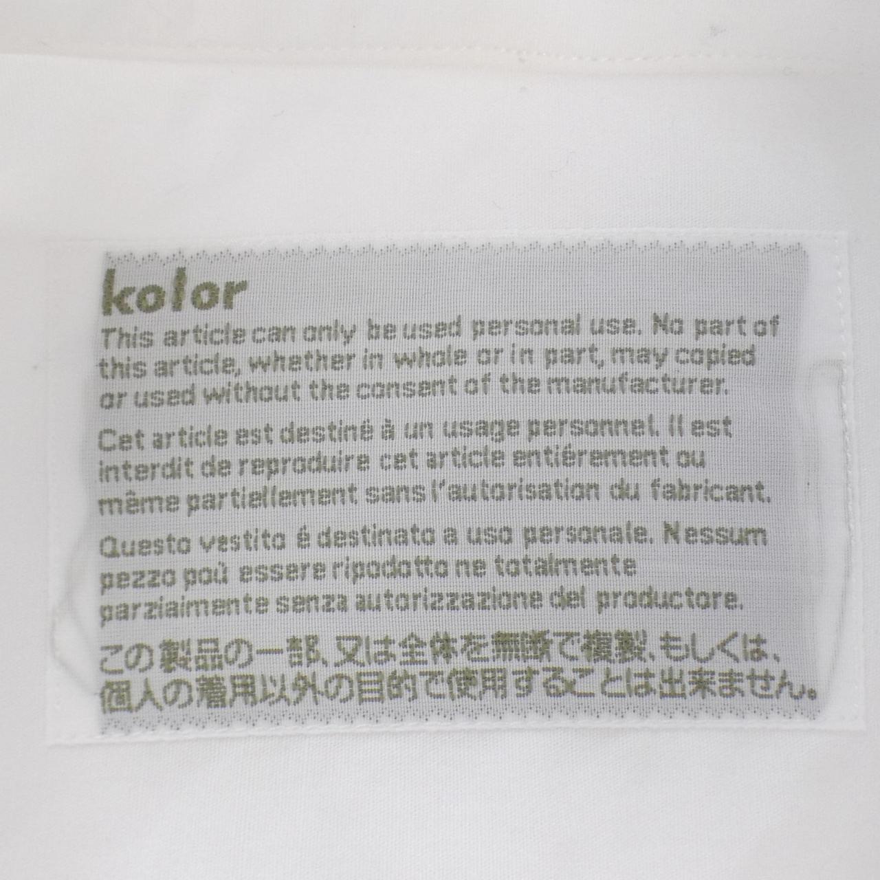 カラー Kolor シャツ