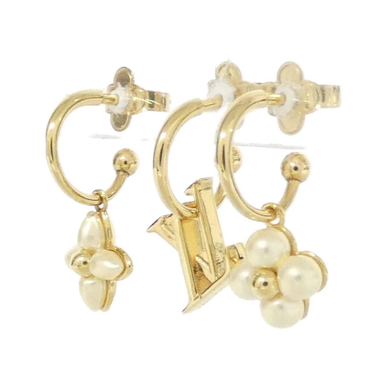ルイヴィトン ピアス LVフローラグラム セット3 M01025 ピアス