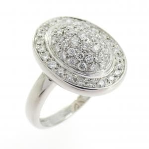 K18WG ダイヤモンド リング