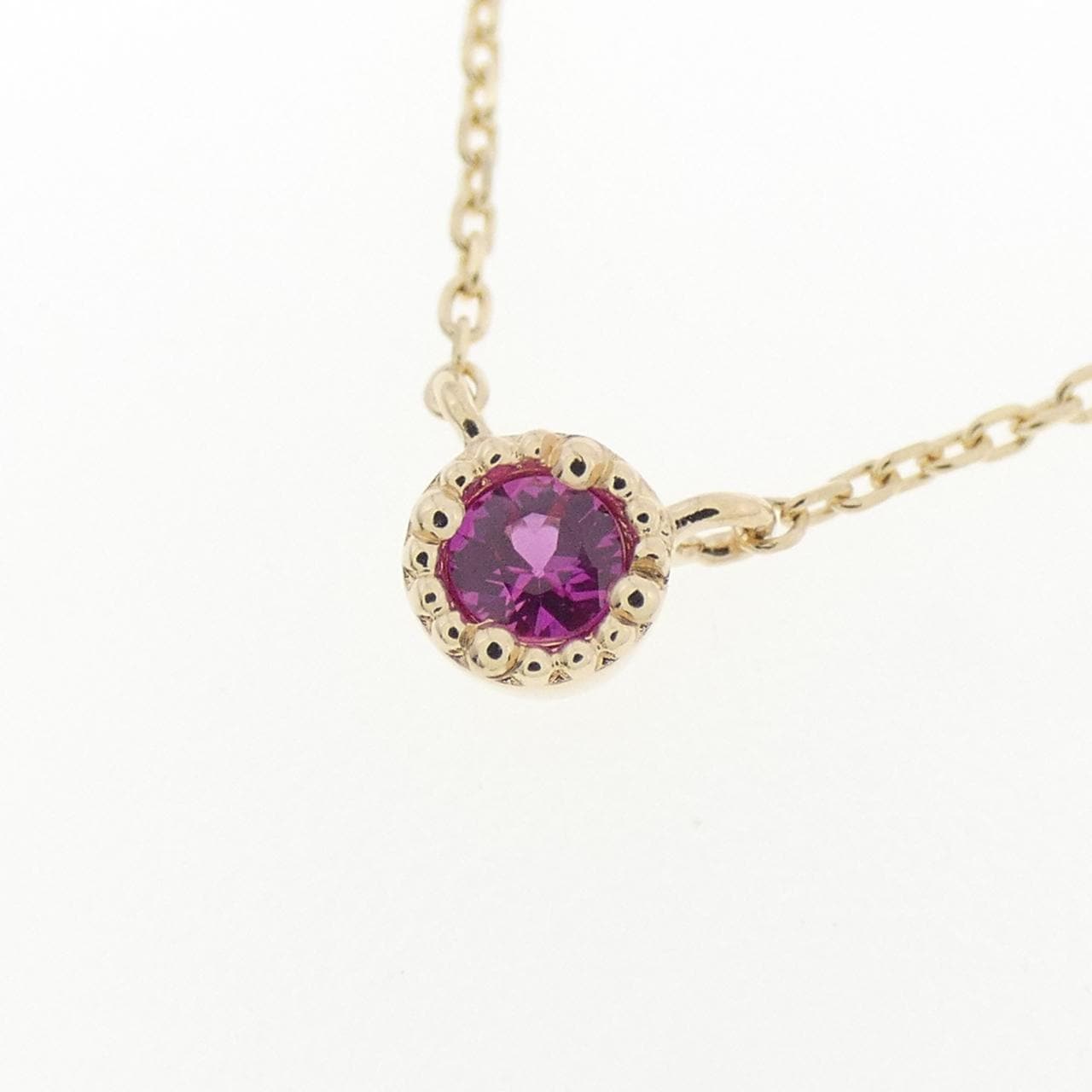 K10YG紅寶石項鏈