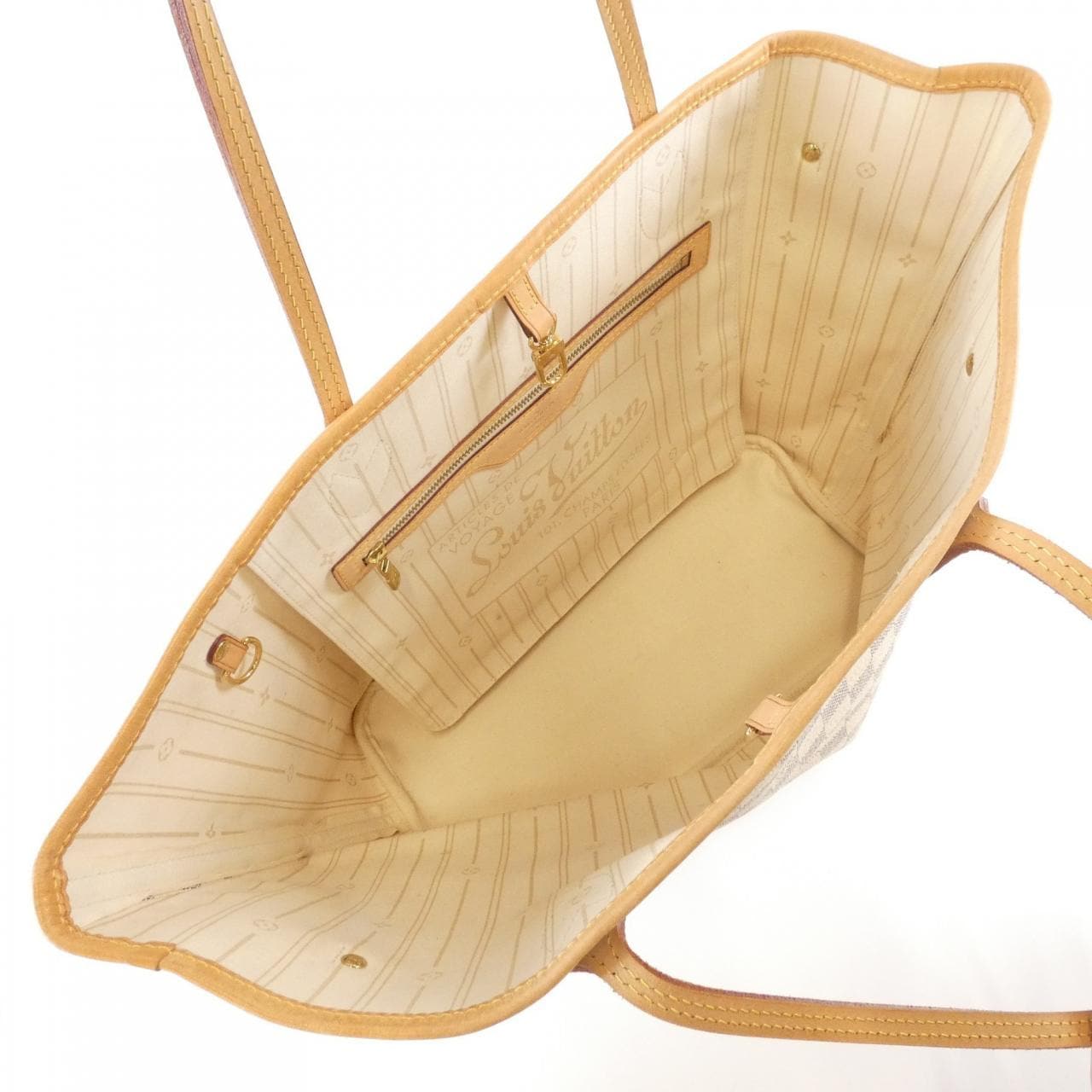 ルイヴィトン ダミエ アズール ネヴァーフル MM N51107 バッグ