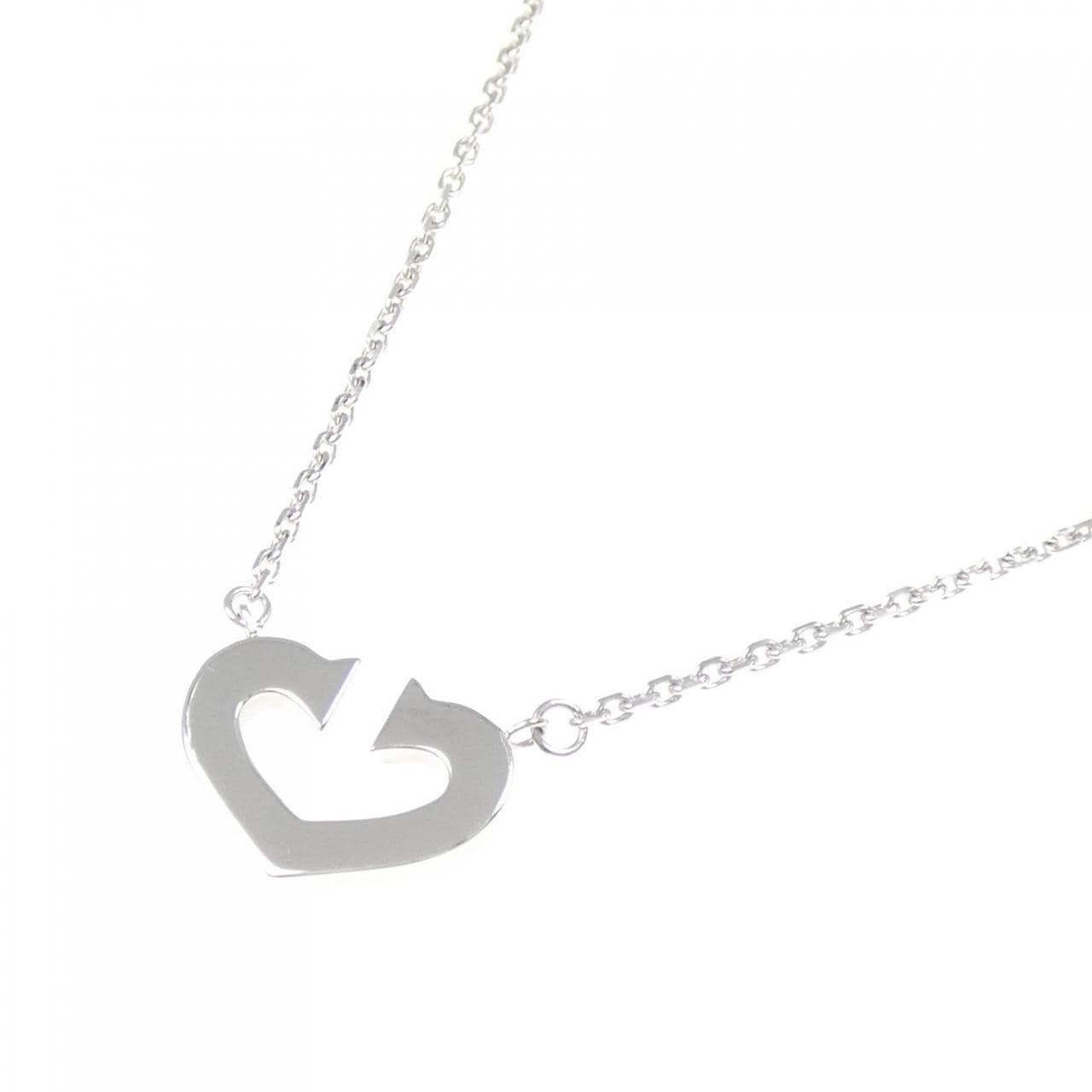 カルティエ Cハート ネックレス