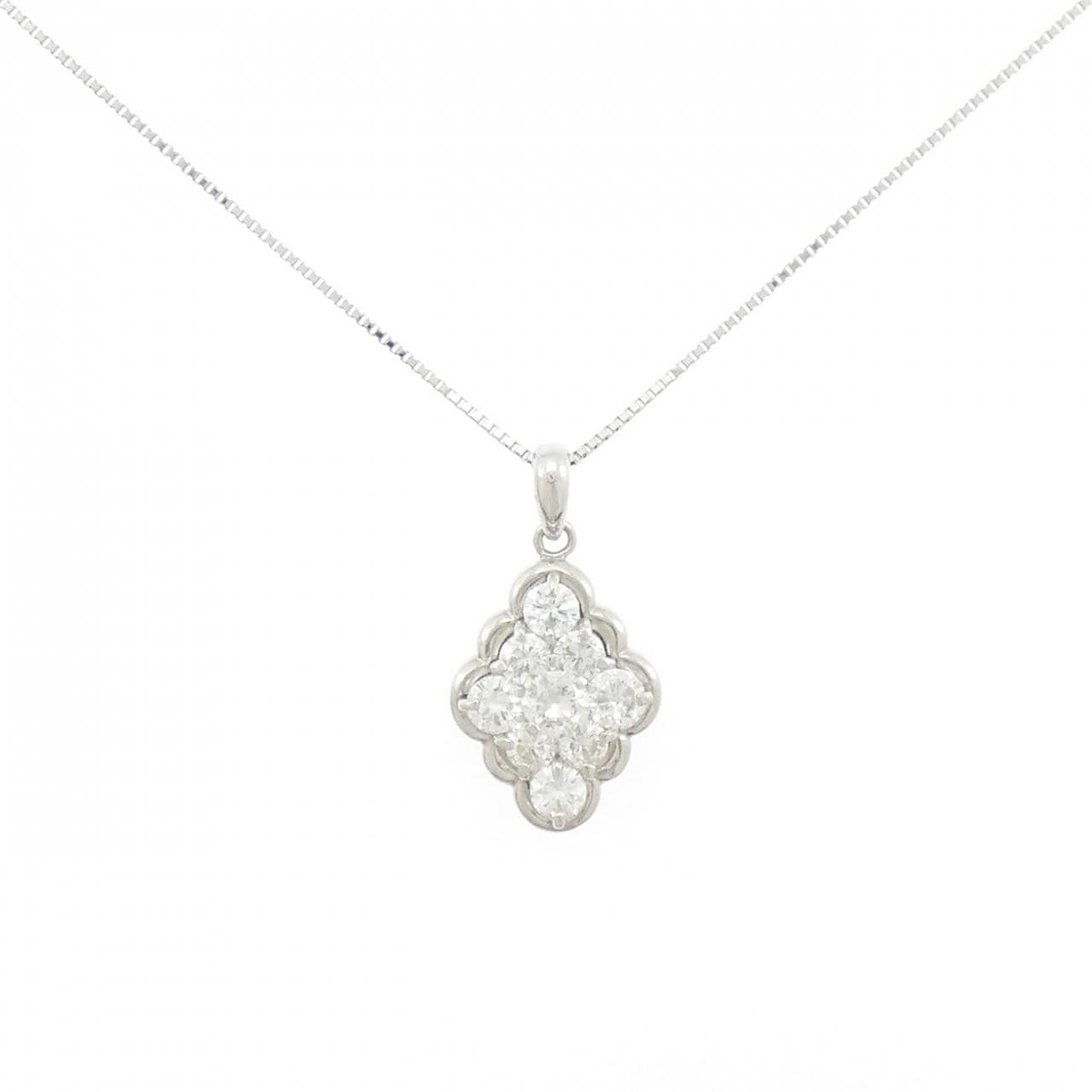 PT900/PT850 ダイヤモンド ネックレス 1.00CT