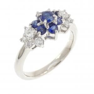 PT900 サファイヤ リング 0.56CT