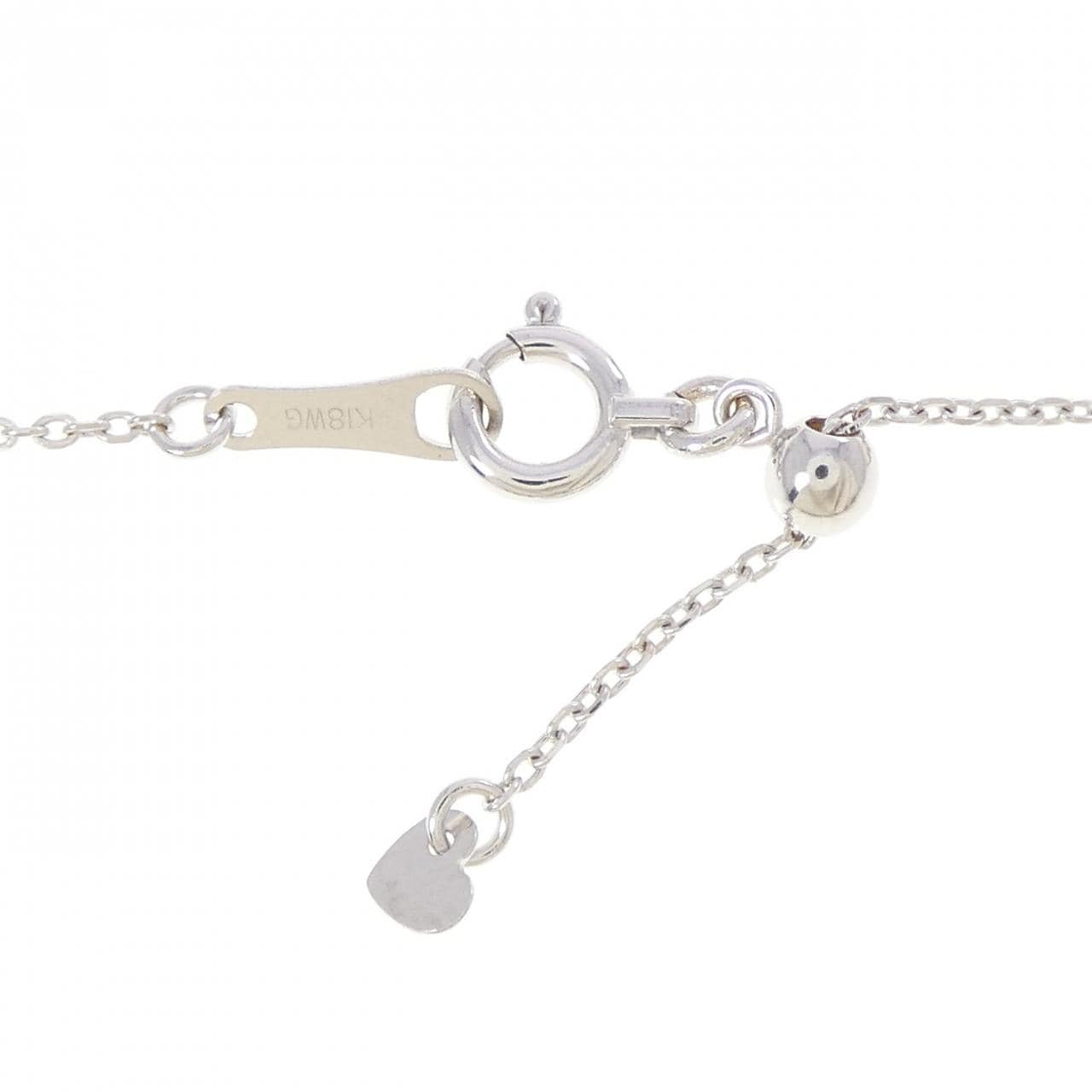 K18WG サファイヤ ネックレス 1.37CT