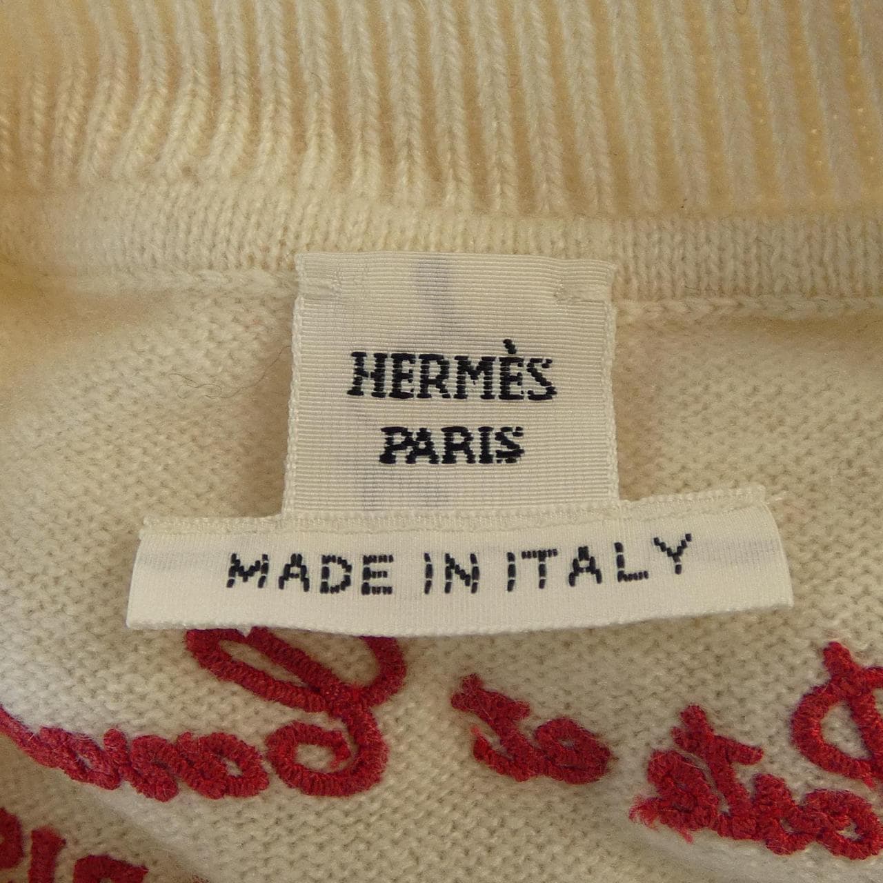 エルメス HERMES POSTE ET CAVALERIE *16-7701. ニット