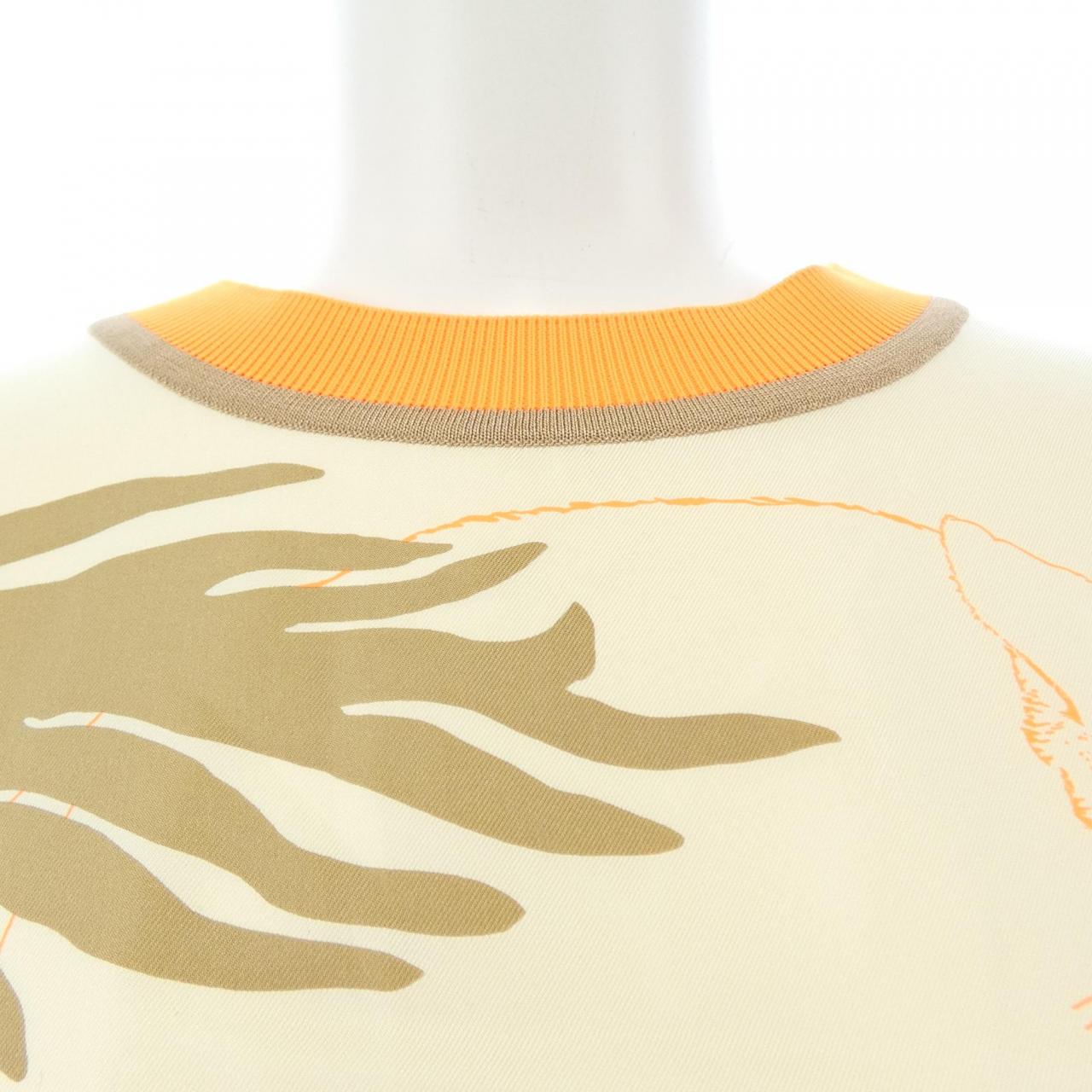 エルメス HERMES JUNGLE LOVE FLUO DC2H2821DR ツイルレーヌ トップス