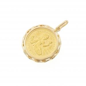 K18YG(枠) コイン ペンダント