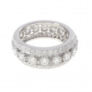 750WG フルエタニティ ダイヤモンド リング