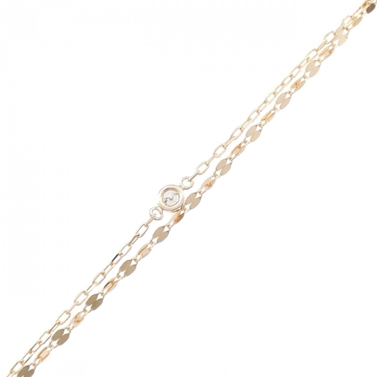 K10PG ダイヤモンド ブレスレット 0.05CT