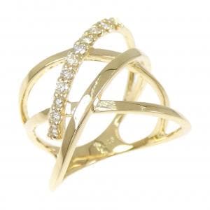 K18YG ダイヤモンド リング 0.25CT