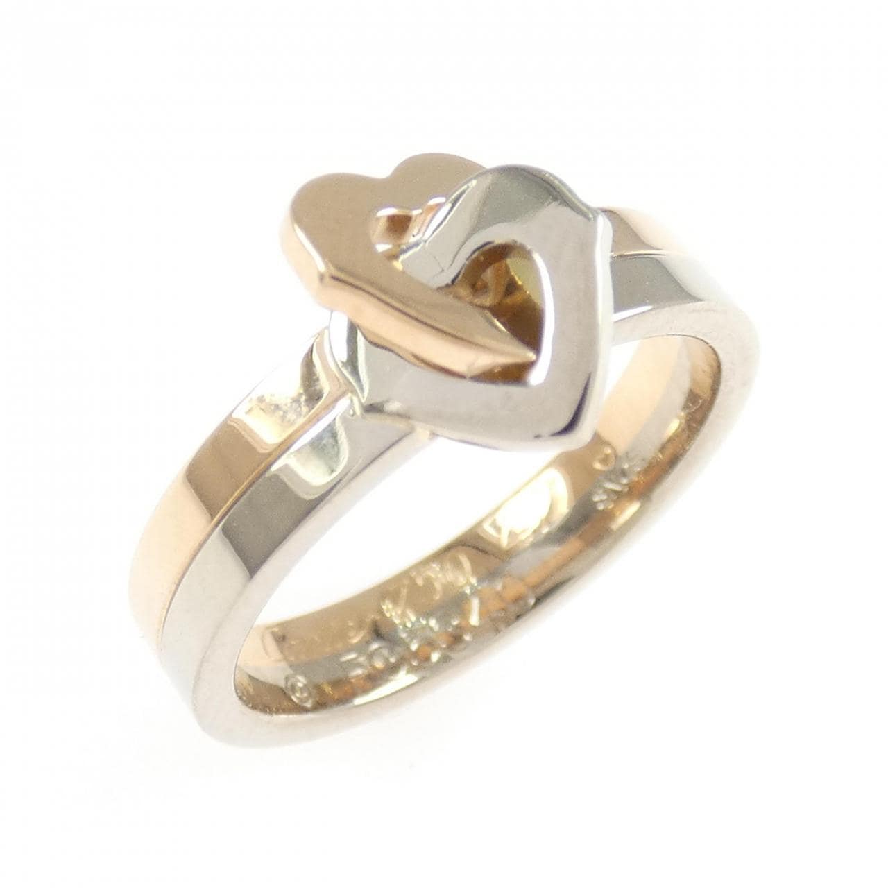 カルティエ 2ハート リング