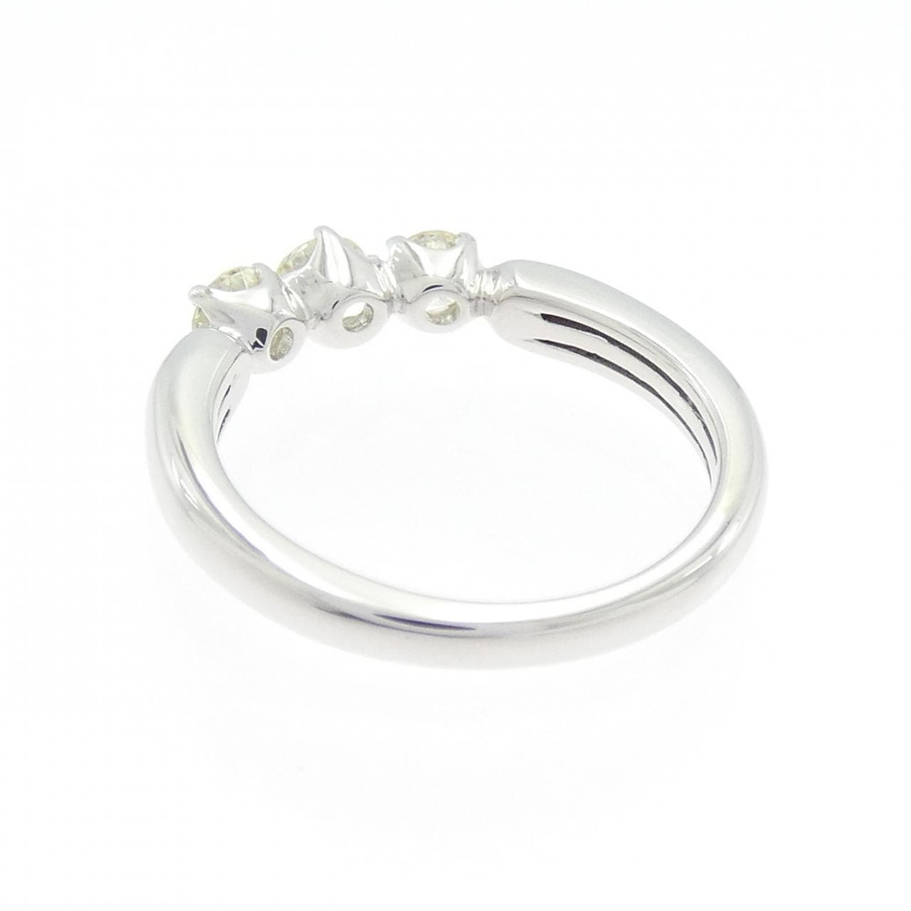 K18WG ダイヤモンド リング 0.45CT