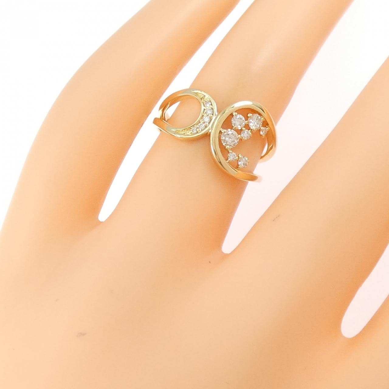 K18YG ダイヤモンド リング 0.20CT