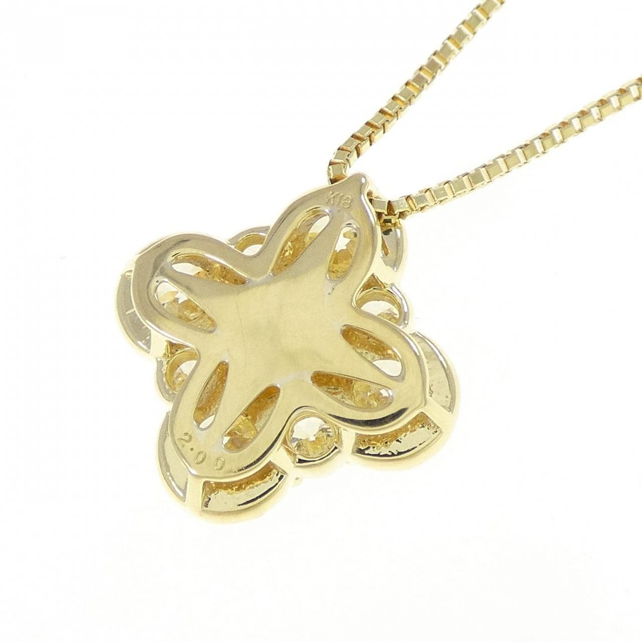 K18YG ダイヤモンド ネックレス 2.00CT