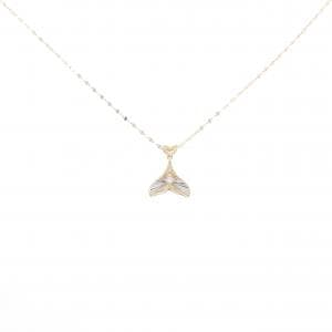 【新品】K18YG ダイヤモンド ネックレス 0.03CT