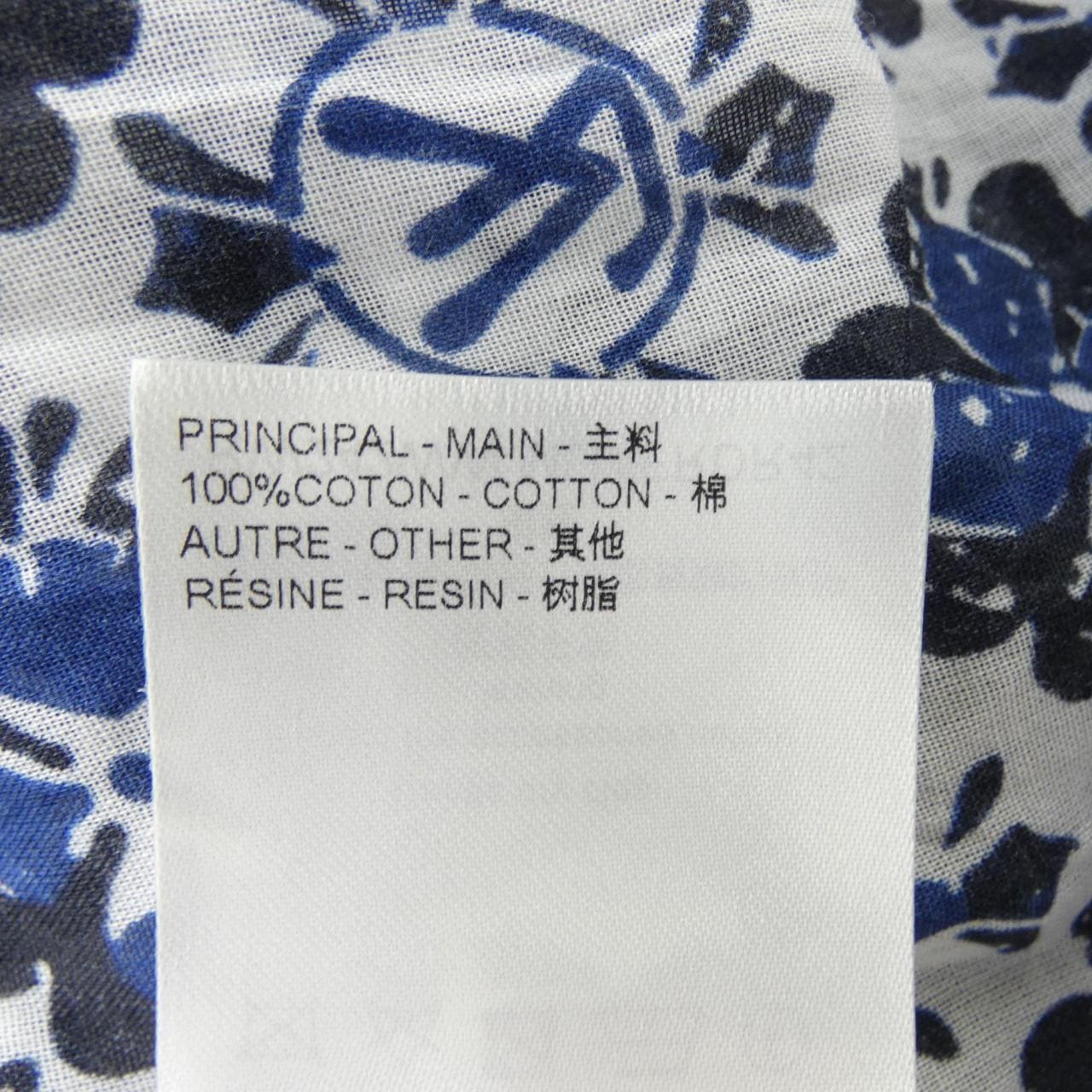 ルイヴィトン LOUIS VUITTON 3Dモノグラムタイルフィルクーペシャツドレス FRDR42MLU ワンピース
