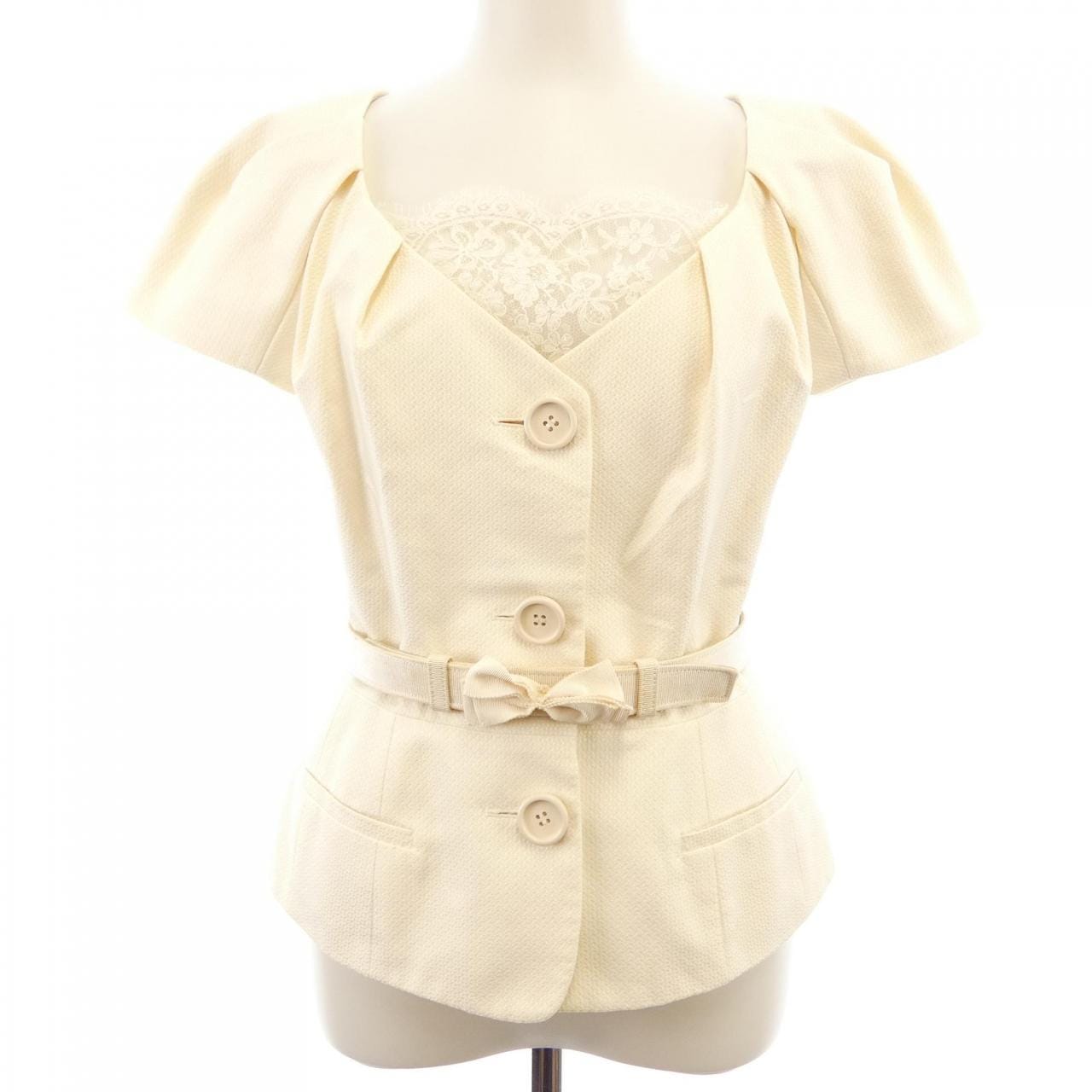 クリスチャンディオール CHRISTIAN DIOR 0C21259C1312 ノーカラージャケット