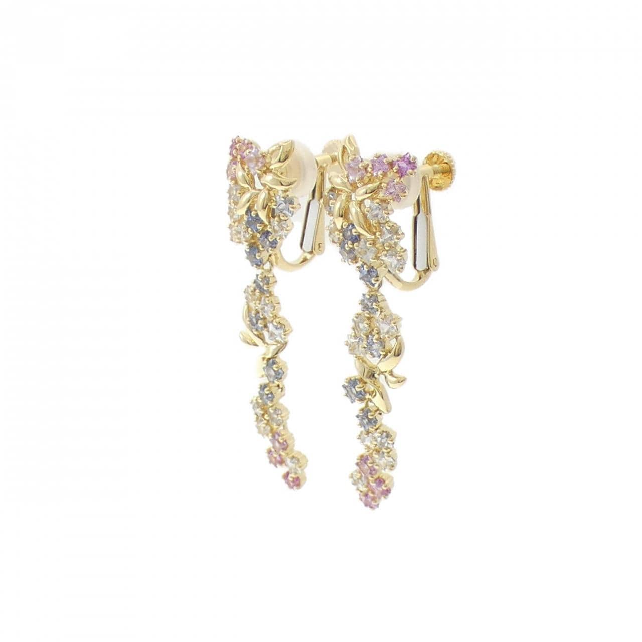 ジュネ サファイヤ イヤリング 5.00CT