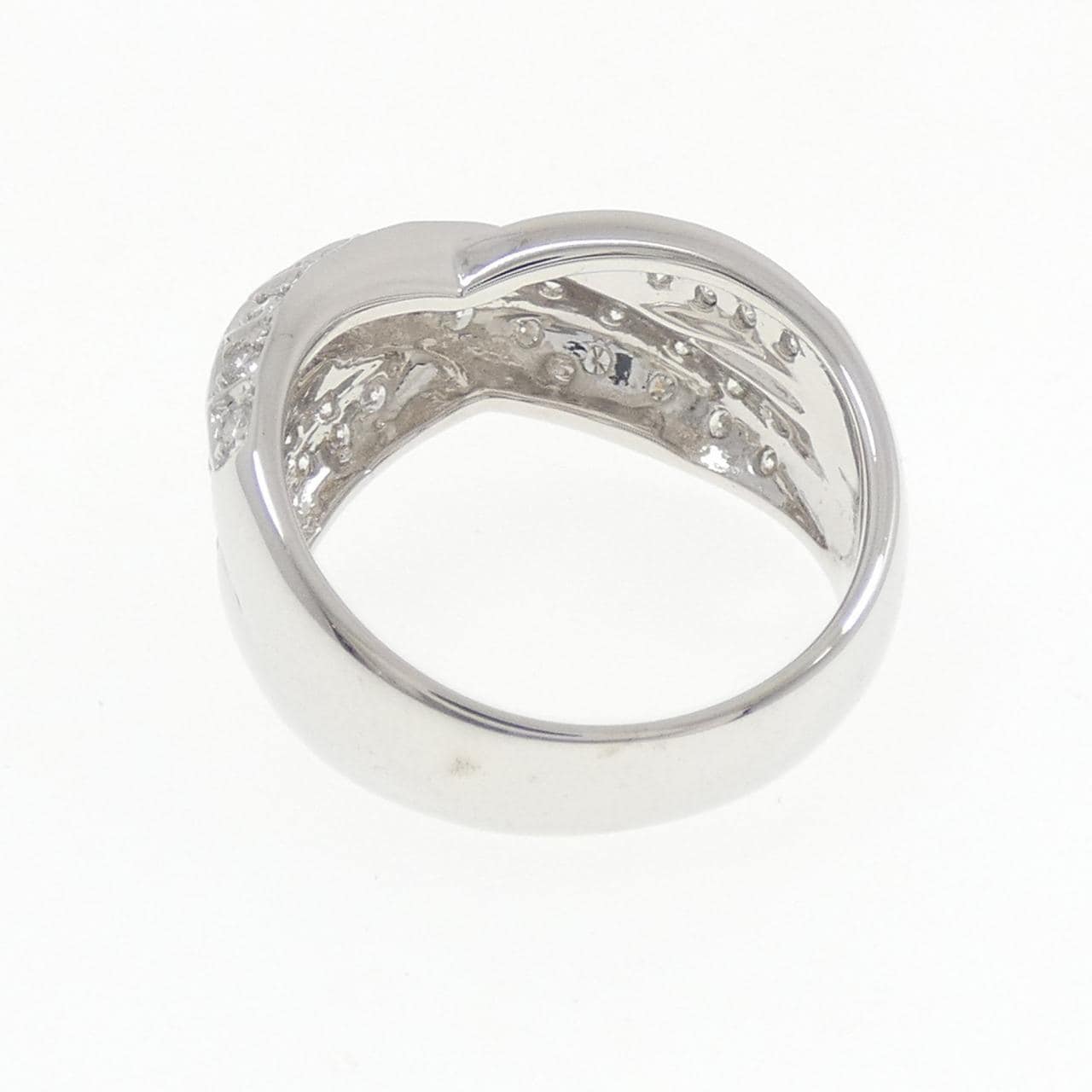 K18WG ダイヤモンド リング