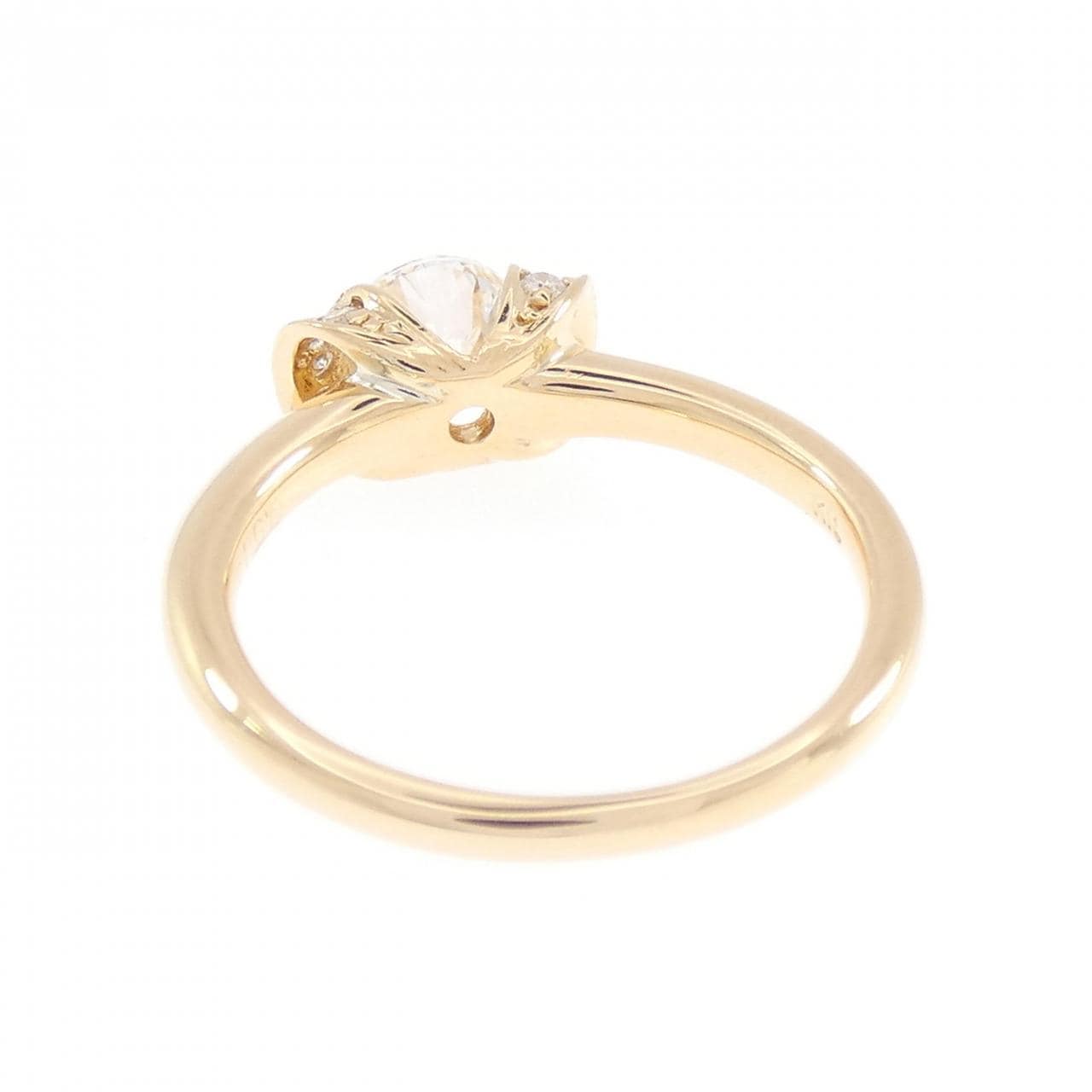 K18YG ダイヤモンド リング 0.506CT